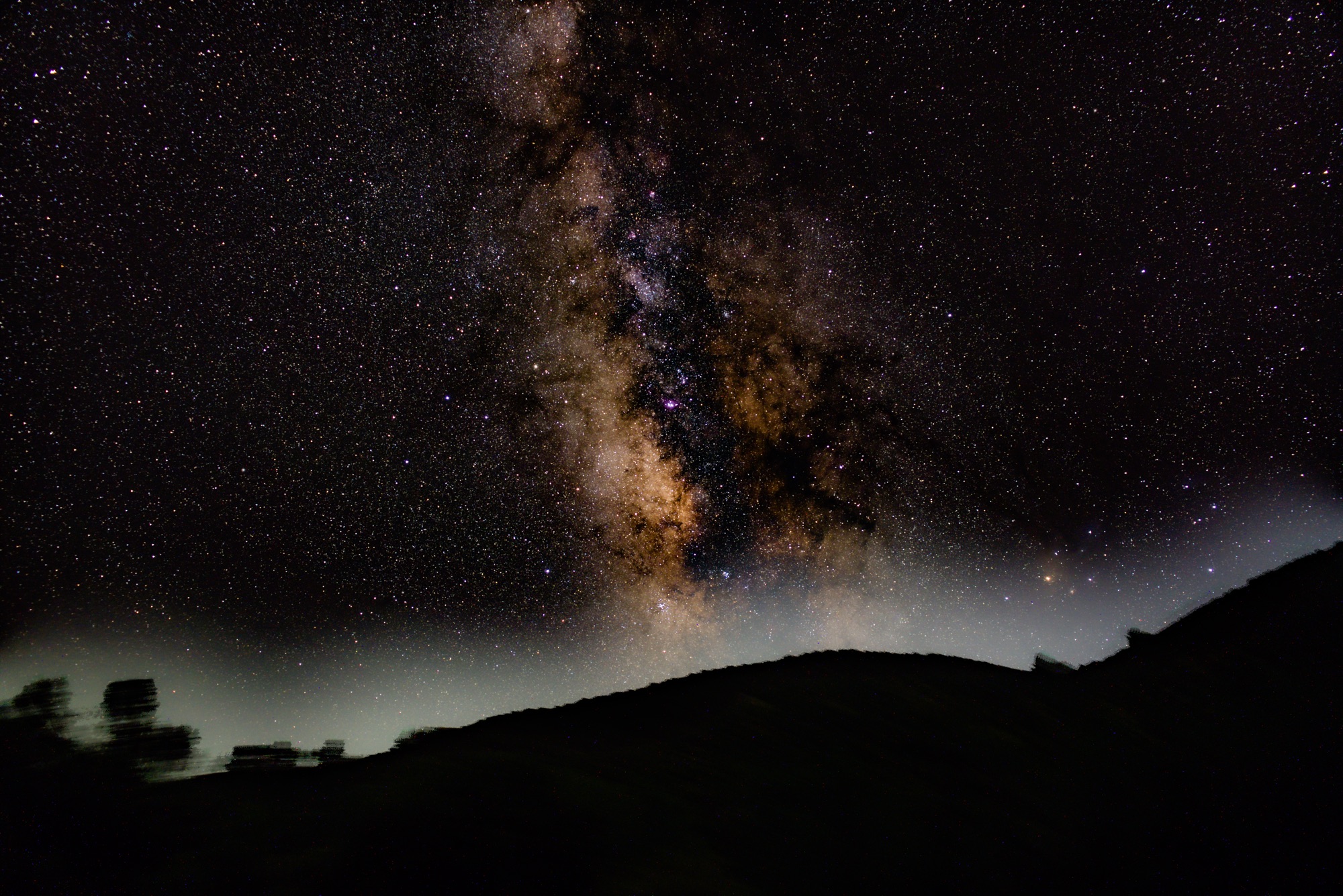 Milky Way band over Pinnacles National Park